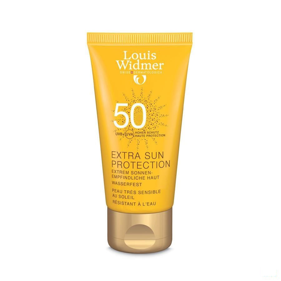 Louis Widmer Extra Sun Protection Zonder parfum Zonnecreme SPF50 - 50 ml