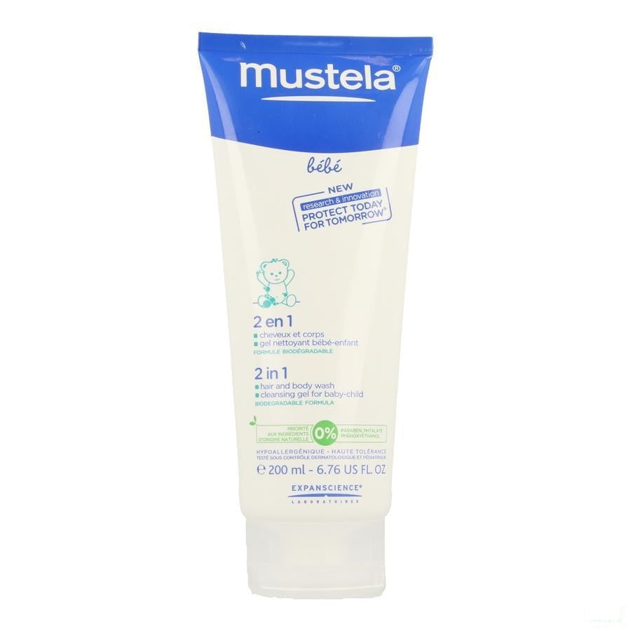 Mustela Bb 2in1 Haar En Lichaam 200ml