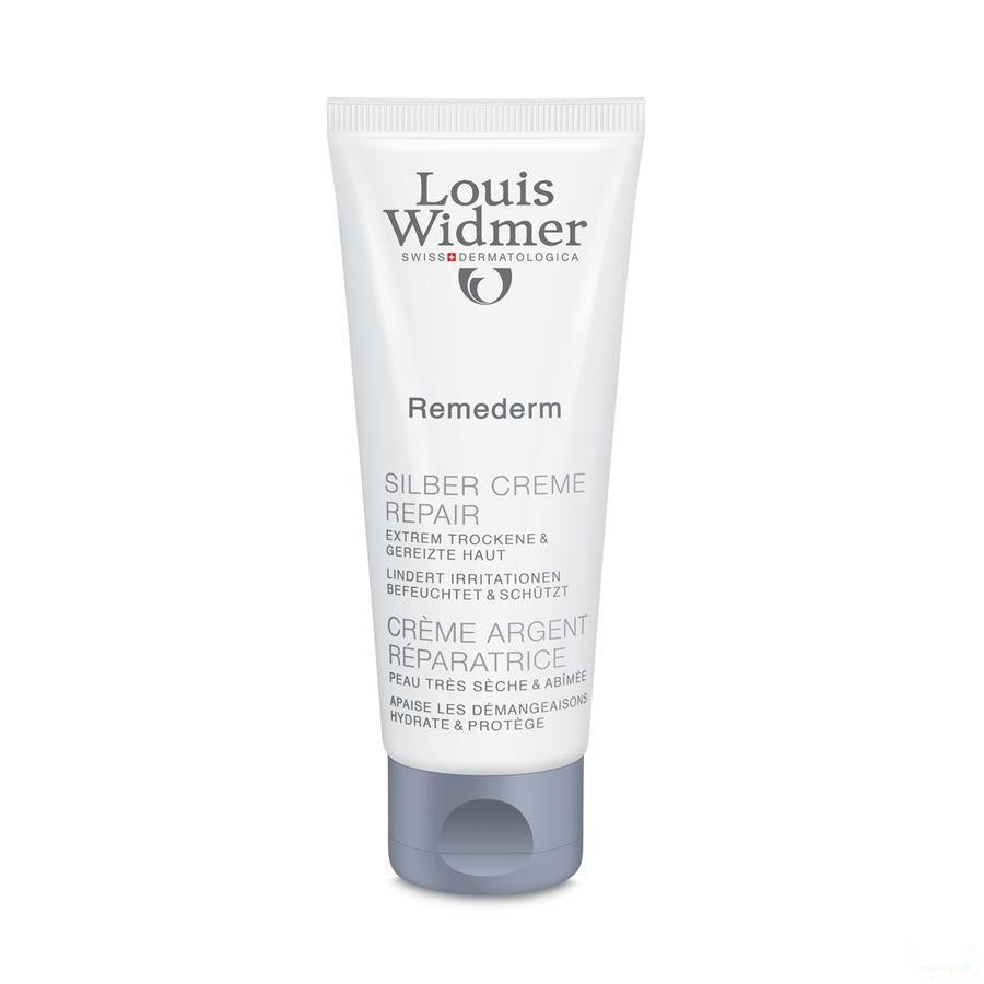 Louis Widmer Remederm Zilvercreme Zonder Parfum 75 Ml