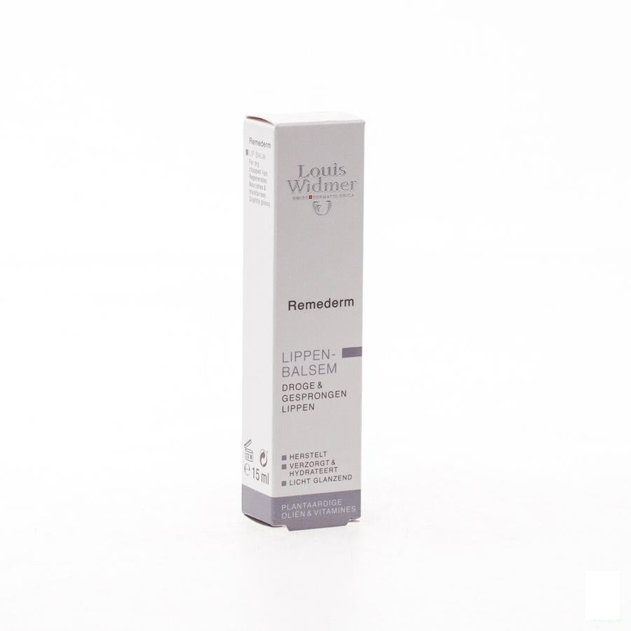 Louis Widmer Remederm Lippenbalsem Met Parfum 15 Ml