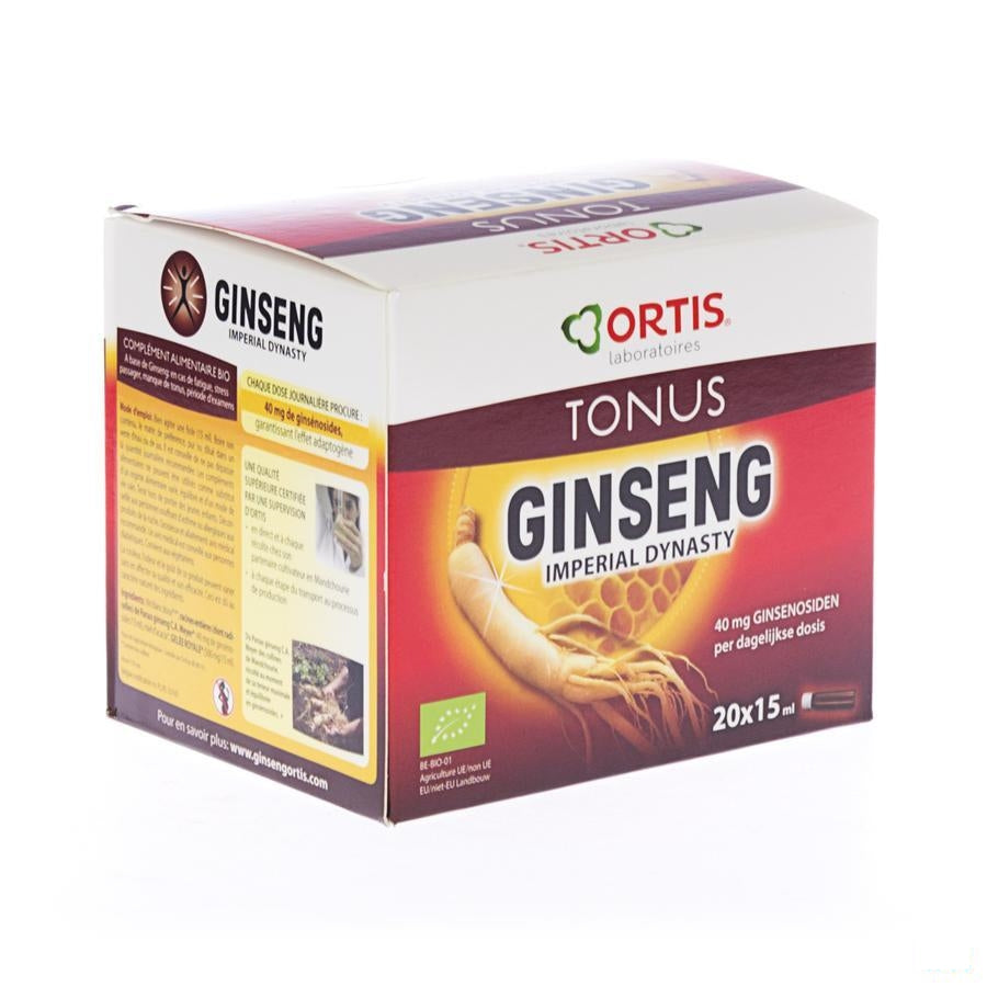 Ortis Ginseng Dynasty Imperial Bio 20x15ml