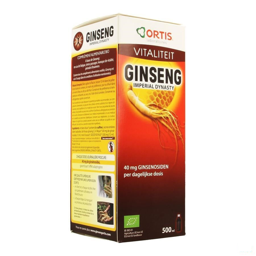 Ortis Ginseng Dynasty Imperial Bio 500ml