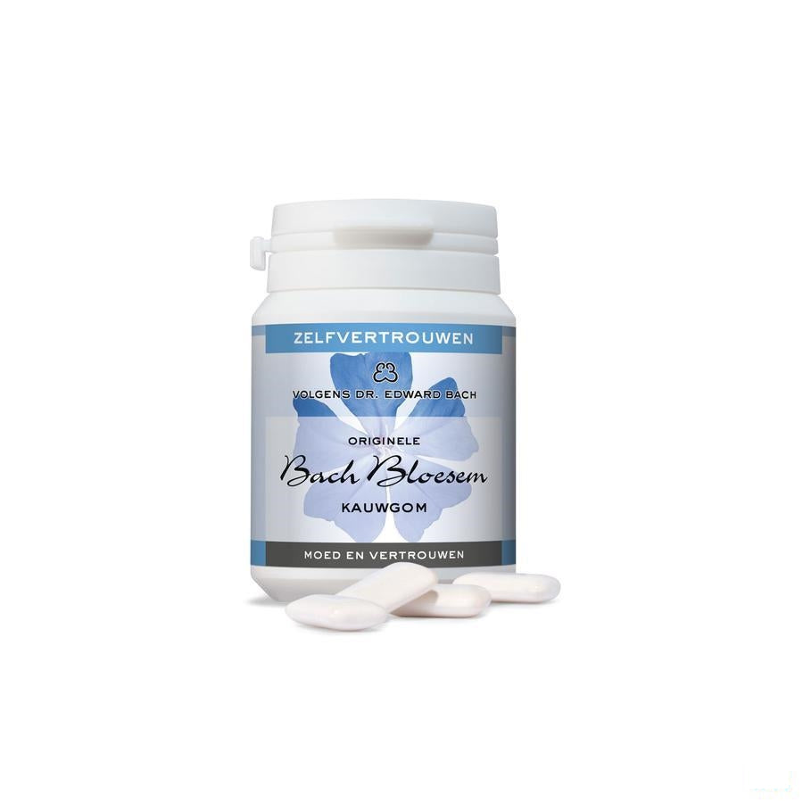 Bach Bloesem Kauwgom Zelfvertrouwen zonder suiker 40 stuks