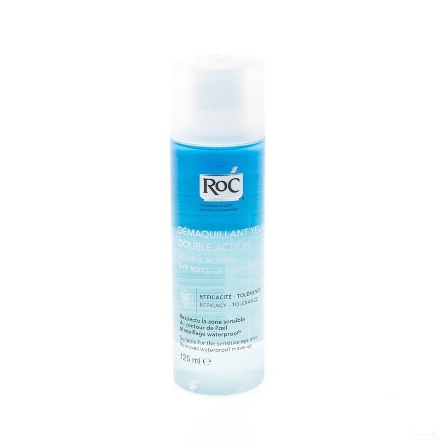Roc Reinigingslotion Ogen Dubbele Werking 125ml
