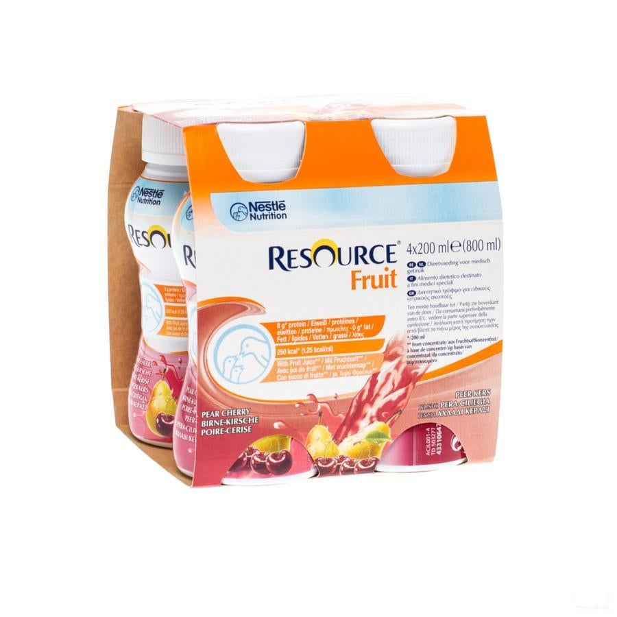 Resource Fruit Peer-kers 4x200ml 12104025