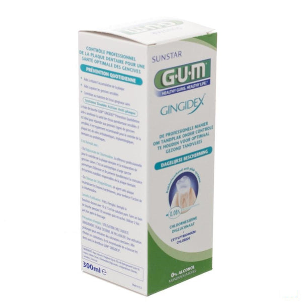 Gum Mondwater Gingidex 300ml 1704 - Gum - InstaCosmetic