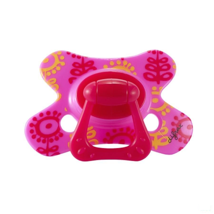 Difrax Fopspeen Dental Semi Filled Girl +12m 346