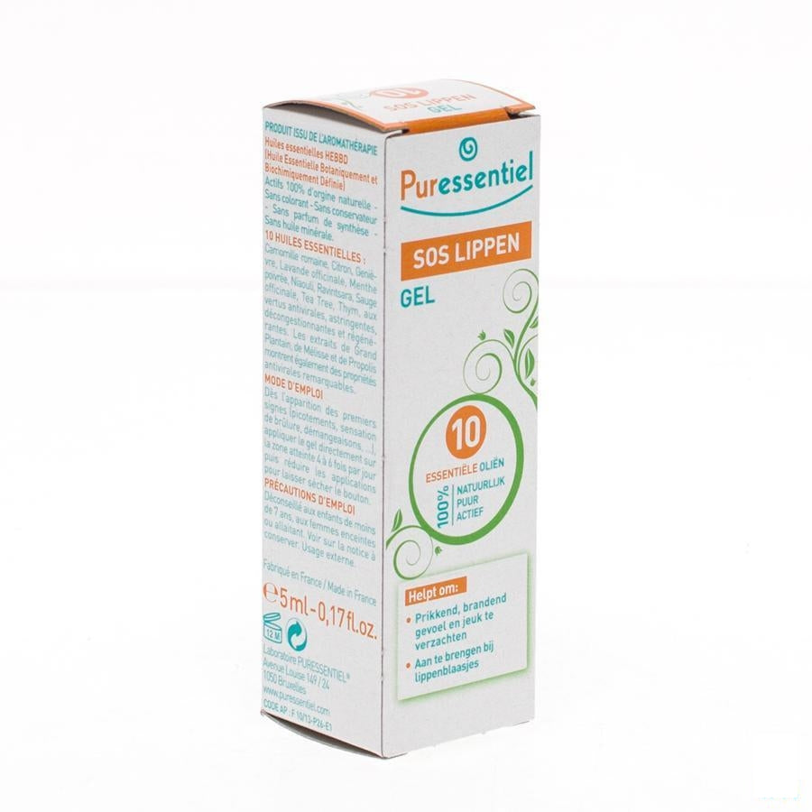 Puressentiel Sos Labial Gel 10 Ess.olie 5ml