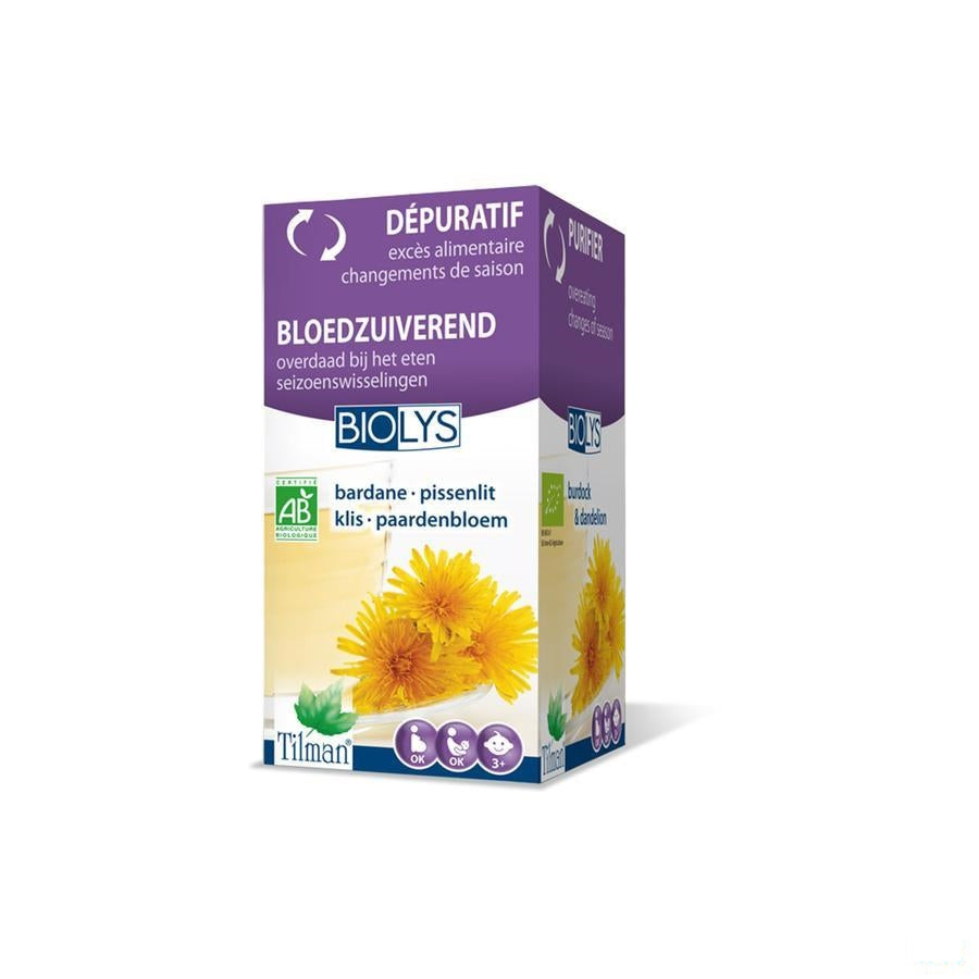 Biolys Klit-paardebloem Tisane Tea-bags 20