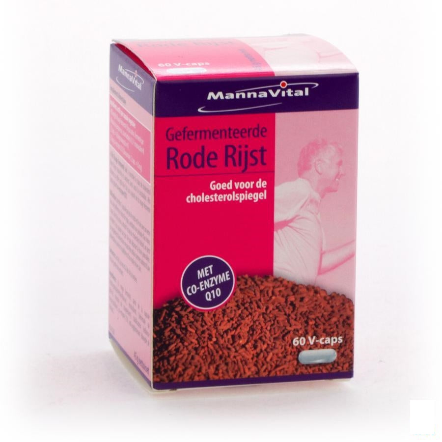 Mannavital Rode Rijst Gefermenteerd+co Enzyme Q10
