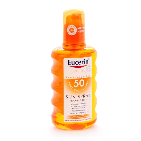 Eucerin Sun Spray Tranparent Ip50+ 200ml - Beiersdorf - InstaCosmetic