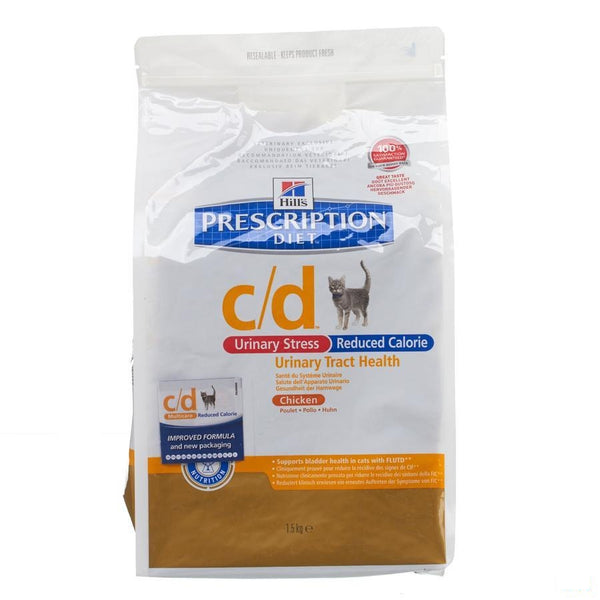Hills Prescrip.diet Feline Cd Reduc.calorie 1,5kg - Hill's Pet Nutrition - InstaCosmetic