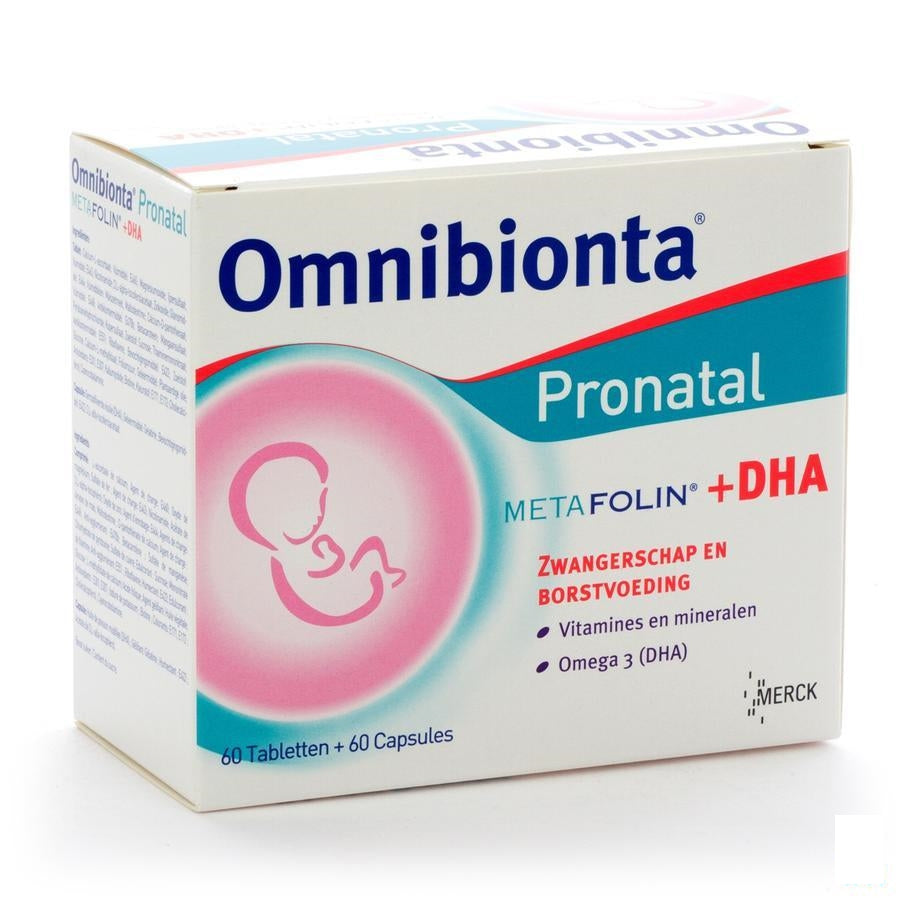 Omnibionta Pronatal Metafolin+dha Tabletten 60+60