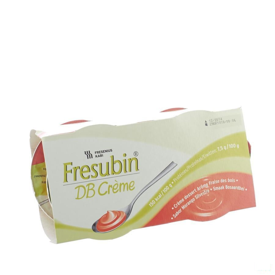 Fresubin Db Creme Bosaardbei Pot 4x125g
