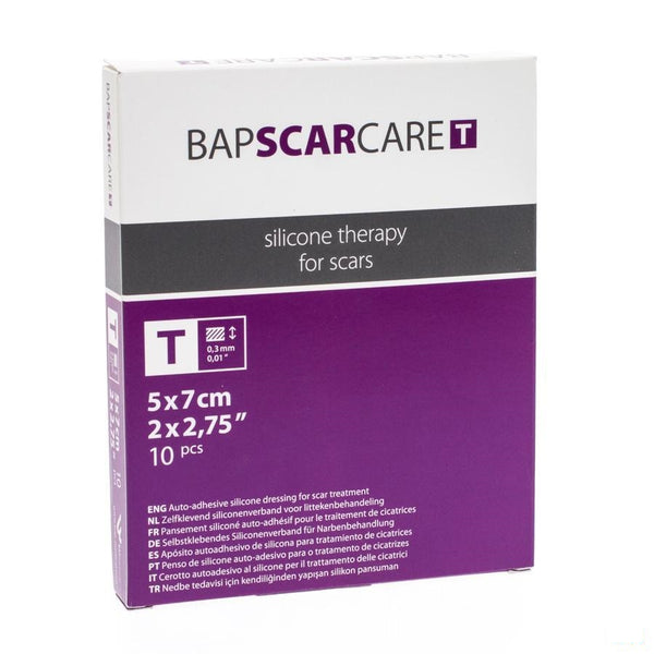 Bap Scar Care T Verb Dun Transp 5x 7cm 10 600507 - Bap Medical - InstaCosmetic