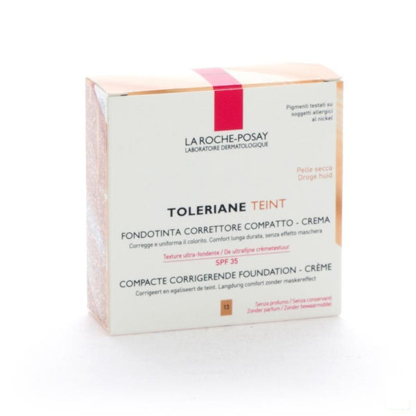 La Roche-Posay - Toleriane Teint Compacte Crème Kleur 13 9,5gr - Lrp - InstaCosmetic
