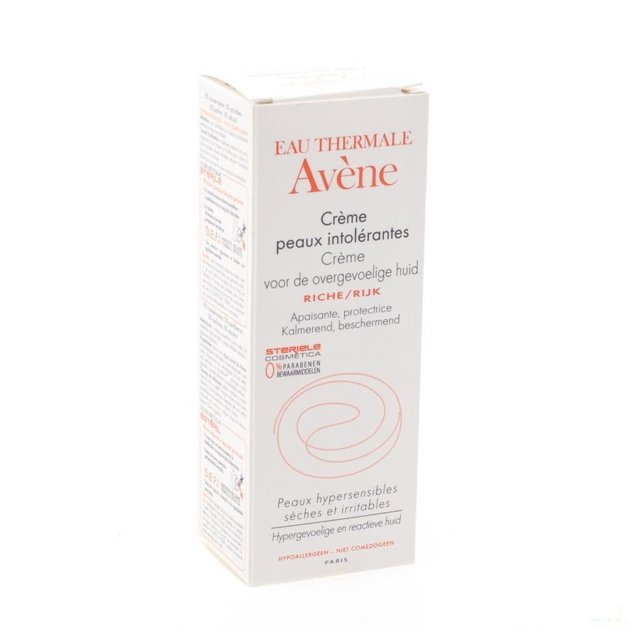 Avene Creme Intolerante Huid Verrijkt 50 Ml