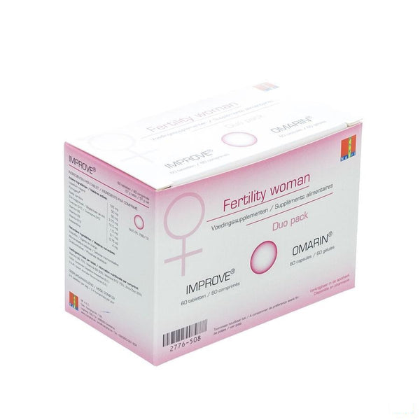 Fertility Woman Duo 60 Tabl Improve+60 tabletten Omarin - Nutriphyt - InstaCosmetic