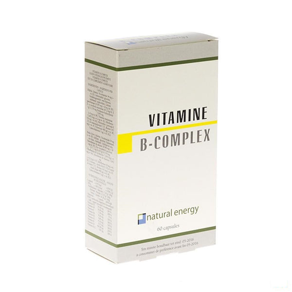 Vitamine B Complex Natural Energy Capsules 60 - Energetic Food & Supplements - InstaCosmetic