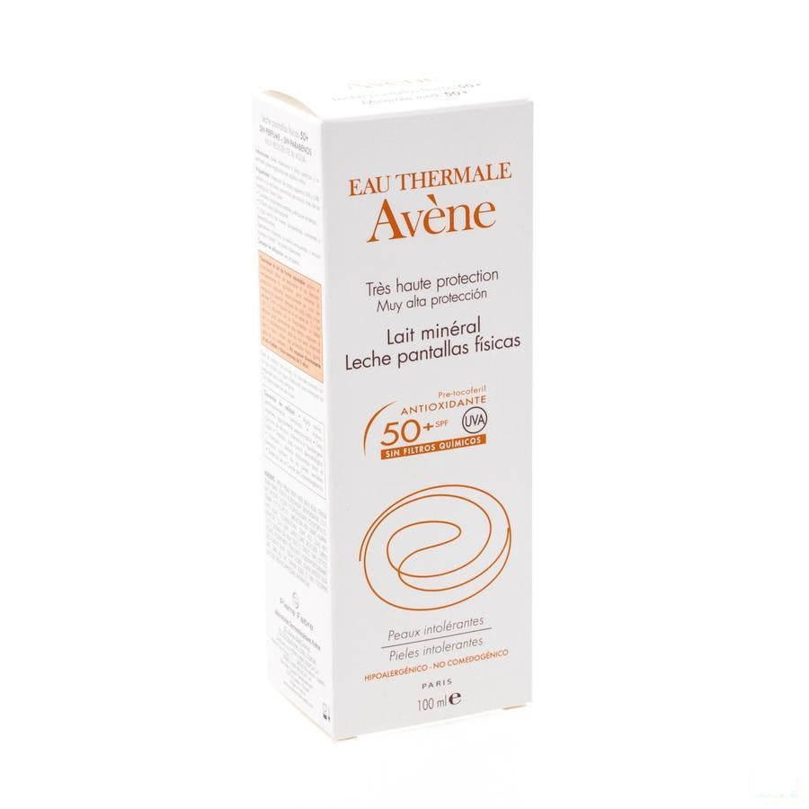 Avène Mineraal Zonnemelk SPF50+ 100 Ml