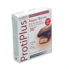 Modifast Protiplus Reep Pure Chocolade-chocola162g