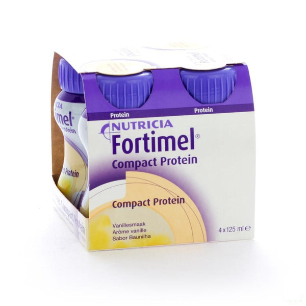 Fortimel Compact Protein Vanille 4x125ml - Nutricia - InstaCosmetic