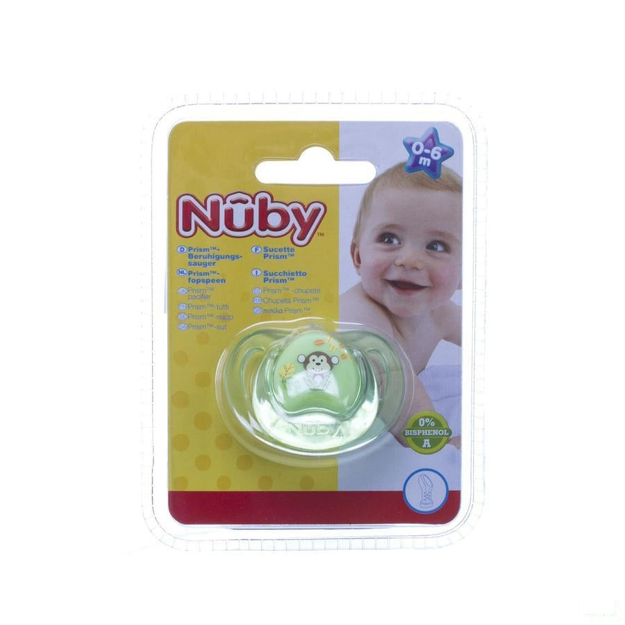 Nuby Fopspeen Tritan Prism Silicoon Ortho 0-6m