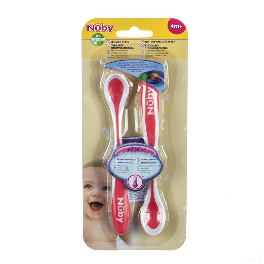 Nuby Lepel Warmtegevoelig +4m 2