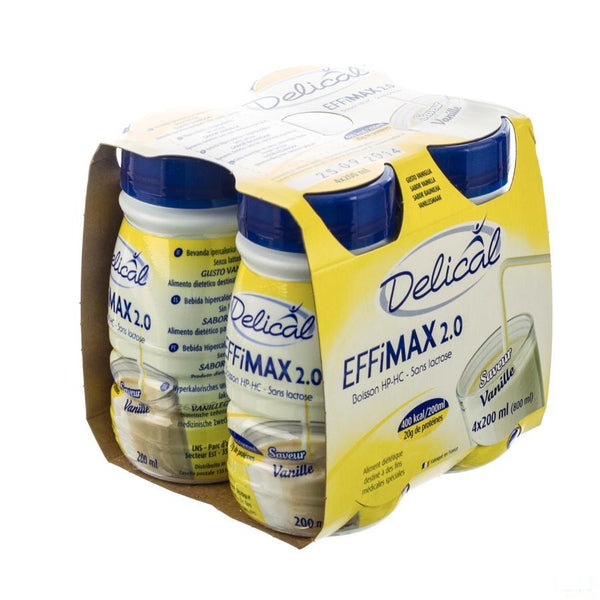 Delical Effimax 2.0 Vanille 4x200ml - Bs Nutrition - InstaCosmetic