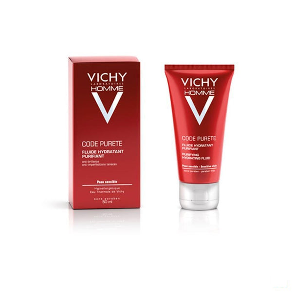 Vichy Homme Code Purete Fluide 50ml - Vichy - InstaCosmetic
