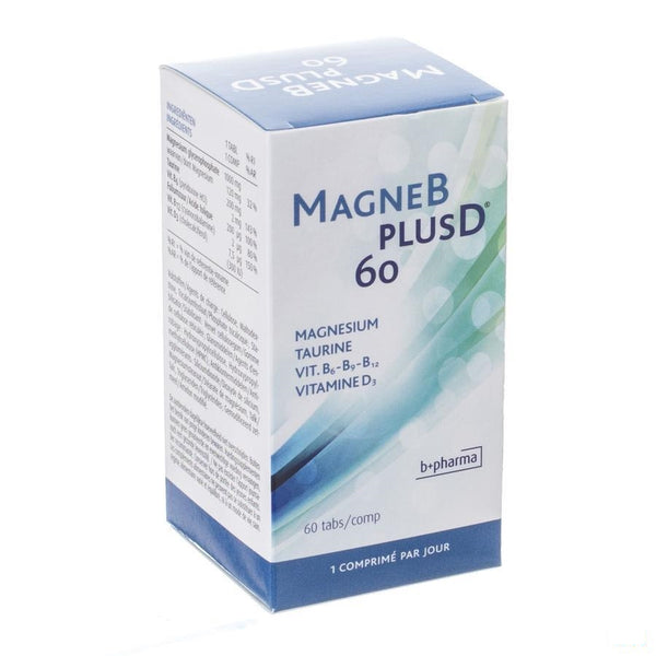 Magne B Plus D Tabl 60 - B+ Pharma - InstaCosmetic