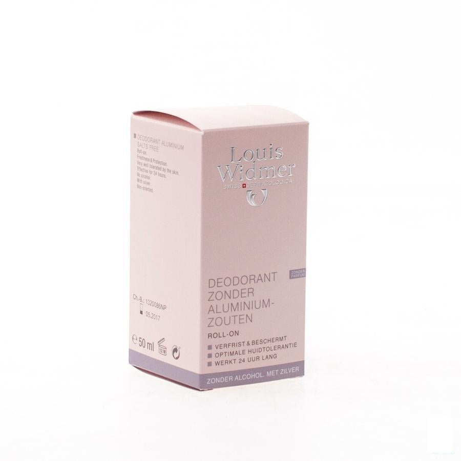 Louis Widmer Deo Roll-on - Zonder Aluminium - Zonder Parfum 50ml
