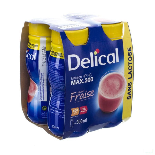 Delical Max 300 Aardbei 4x300ml - Bs Nutrition - InstaCosmetic