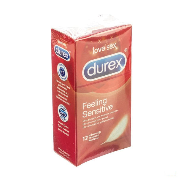 Durex Feeling Sensitive Condoms 12 - Reckitt - InstaCosmetic