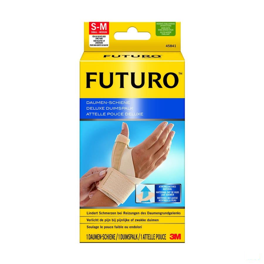 Futuro Duimspalk Deluxe Zwart S- M 12,7-16,5cm