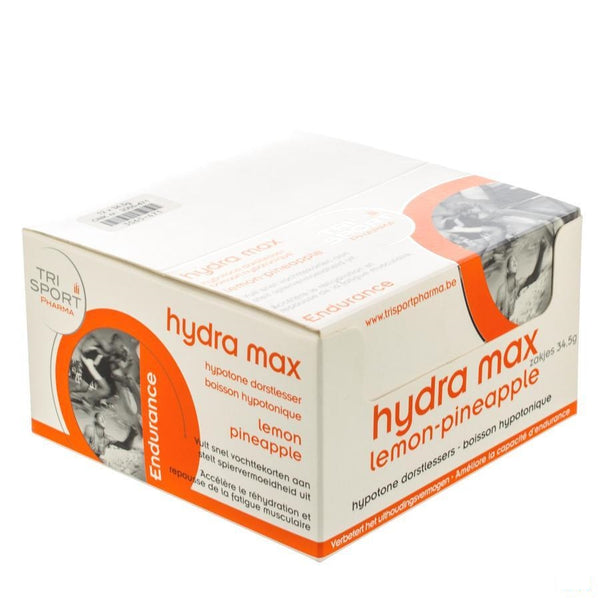 Hydra Max Lemon-pineapple Pdr Zakje 12x34,5g - Trisport Pharma - InstaCosmetic