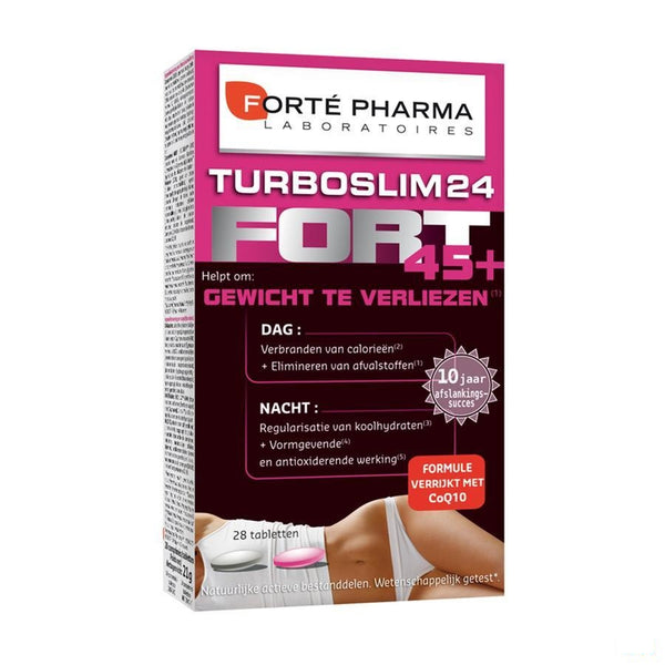 Turboslim 24 Fort 45+ Tabletten 2x28 - Forte Pharma - InstaCosmetic