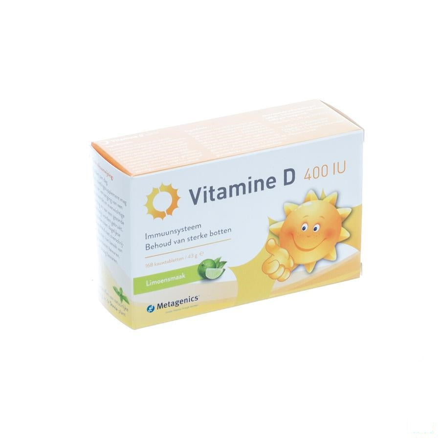 Vitamine D 400iu Tabl 168