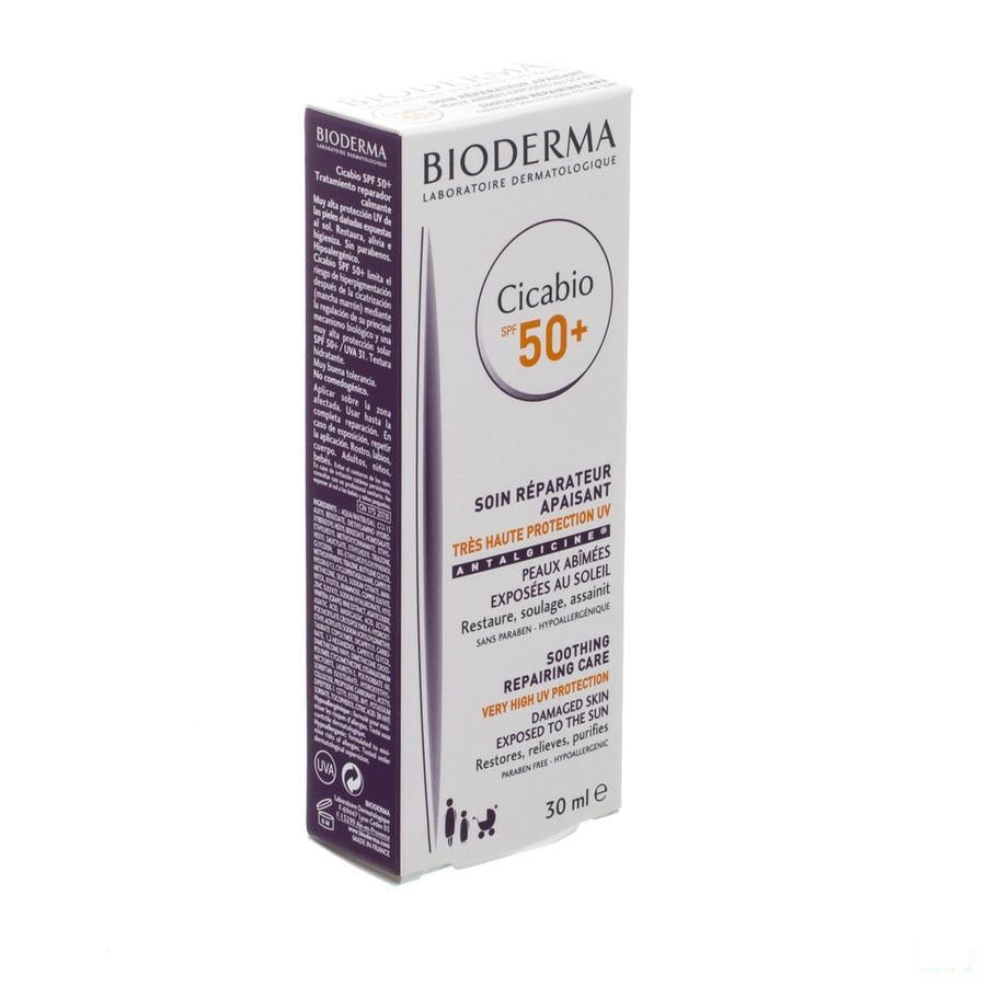 Bioderma Cicabio Spf50+ Cr Verzacht. Herstel. 30ml