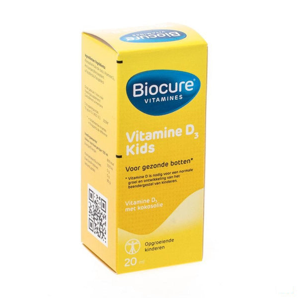 Biocure D3 Kids Gutt 20ml - Qualiphar - InstaCosmetic