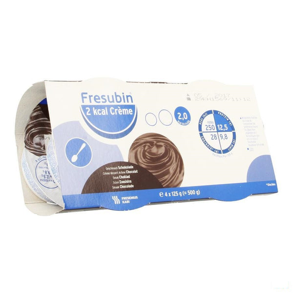 Fresubin 2kcal Creme Chocolade Pot 4x125g - Fresenius Kabi - InstaCosmetic