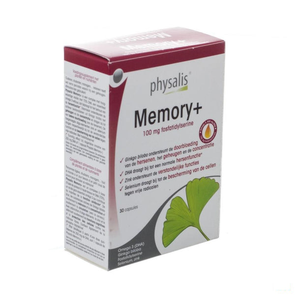 Physalis Memory+ Softcaps 30 - Keypharm Nv - InstaCosmetic