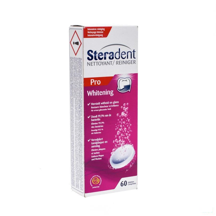 Steradent Whitening Pro Tabl 60