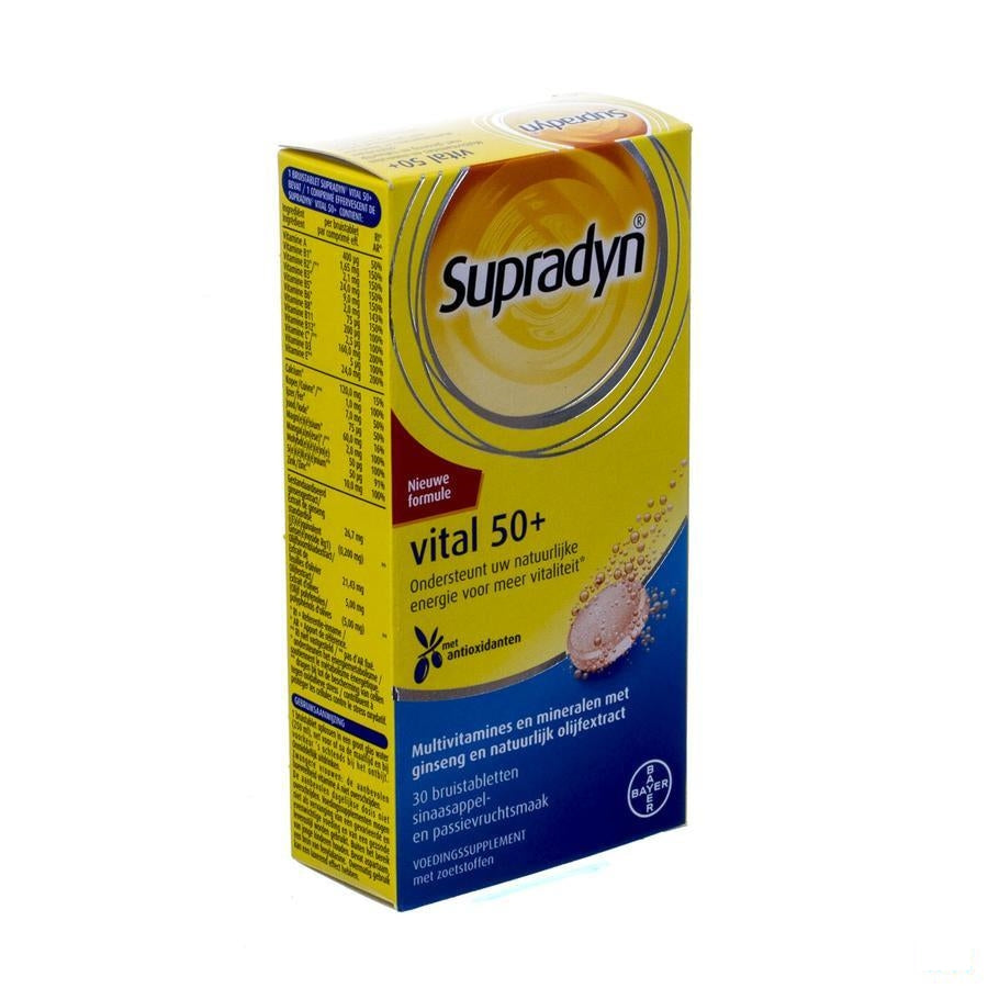 Supradyn Vital 50+ Nieuwe Formule Bruistabletten 30