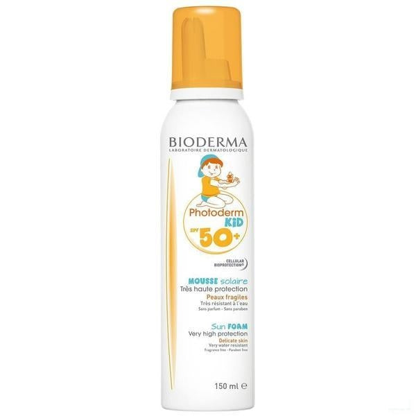 Bioderma Photoderm Kid SPF 50+ Zonneschuim 2x150ml Duo1+1