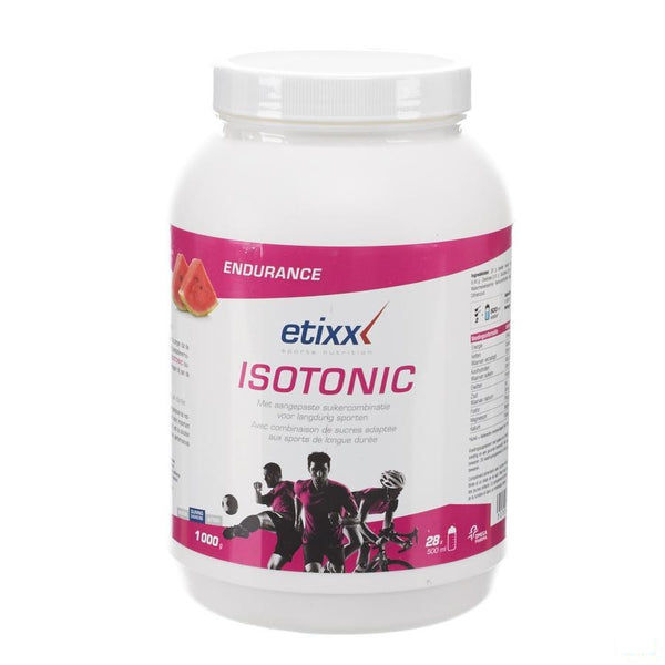Etixx Isotonic Powder Watermelon 1kg - Axone Pharma - InstaCosmetic