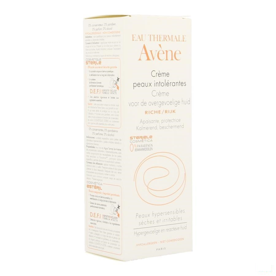 Avène Peaux Intolérantes Rijke Crème - 50ml