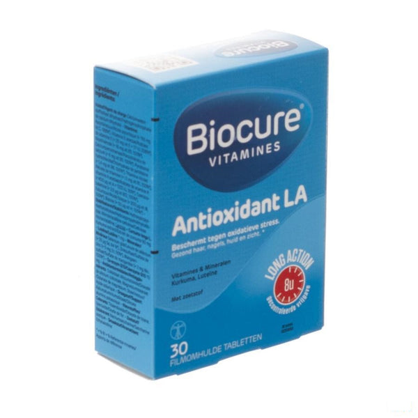 Biocure Antioxidant La Filmomh Tabl 30 - Qualiphar - InstaCosmetic