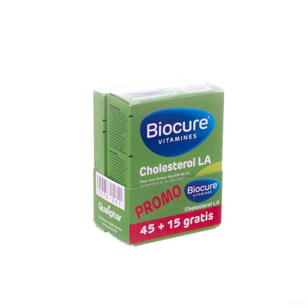 Biocure Cholesterol La Promo 45+15 Tabl Gratis - Qualiphar - InstaCosmetic