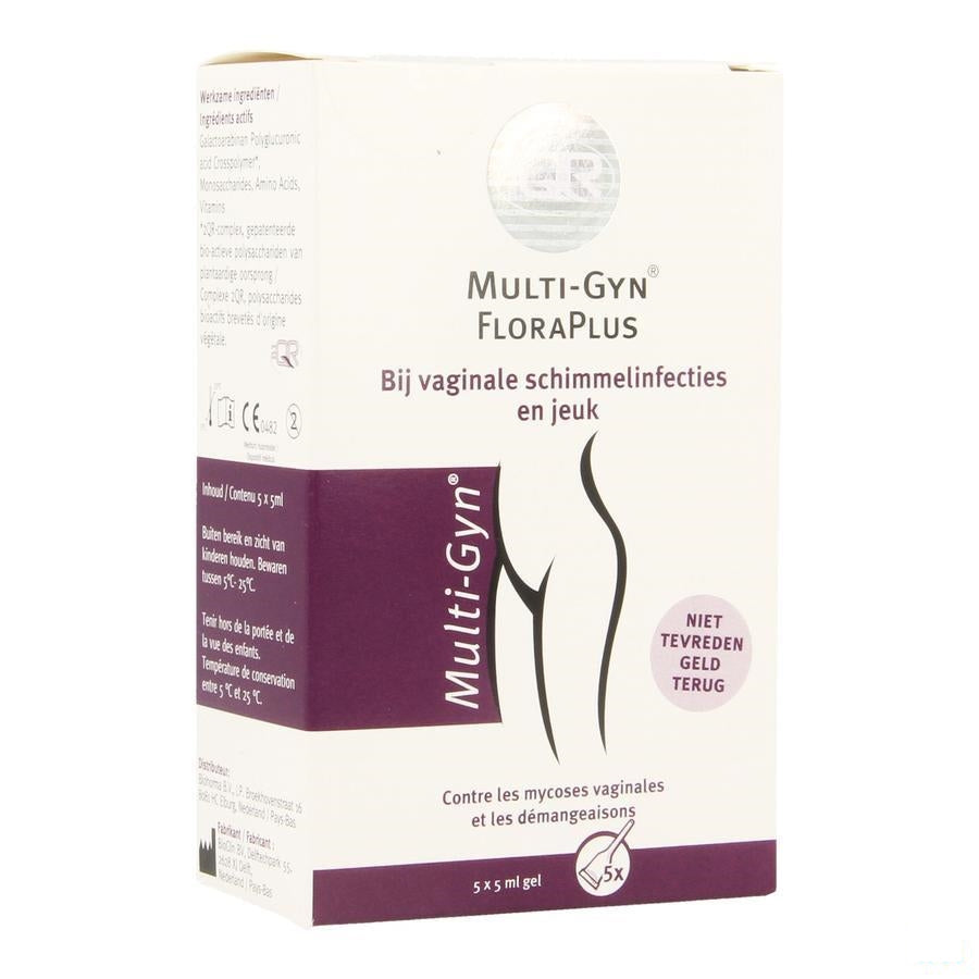 Multi-gyn Flora Plus Gel 5 X 5ml